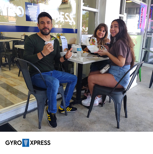 Customers at Gyro Xpress